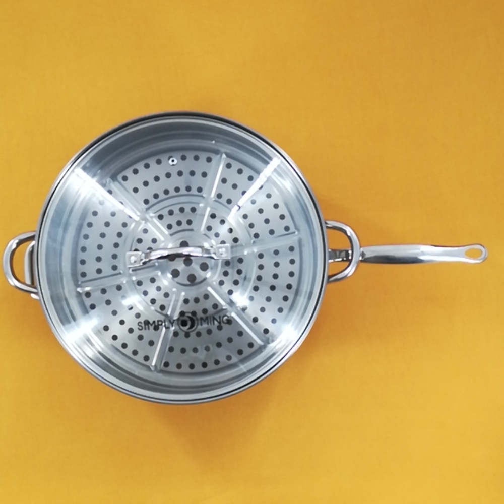 Ming Tsai "Simply Ming" metallic series wok
